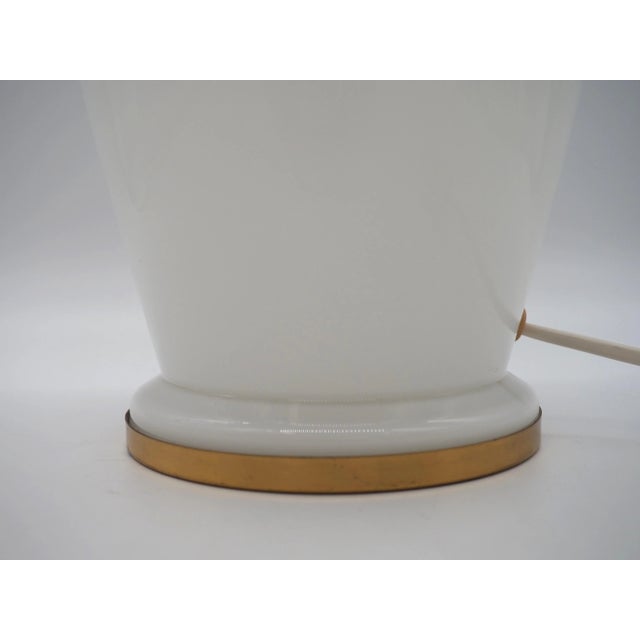Vintage Opaline Glass Table Lamp from Ikea, Sweden, 1980s For Sale - Image 6 of 18