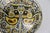 Yellow Vintage Nassos Rodos-Hellas Hand Made Greek Wall Hanging Plate Yellow Black Gold Birds For Sale - Image 8 of 8