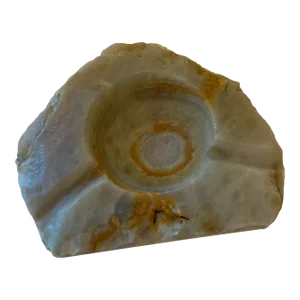 Vintage Mid-Century Italian Alabaster Free Form Cigar Ashtray