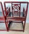 Antique Qing Dynasty Chinoiserie Fretwork Bamboo Rose Chairs a-Pair For Sale - Image 13 of 17