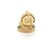 Mid 20th Century 18k Yellow Gold Turquoise Medieval Knights Helmet Charm Pendant For Sale - Image 9 of 9