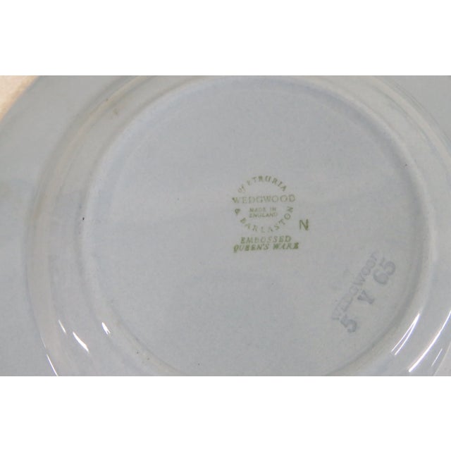 Wedgwood Etruria and Barlaston Queensware Blue Ceramic Ashtray Dish a Pair For Sale In Miami - Image 6 of 10