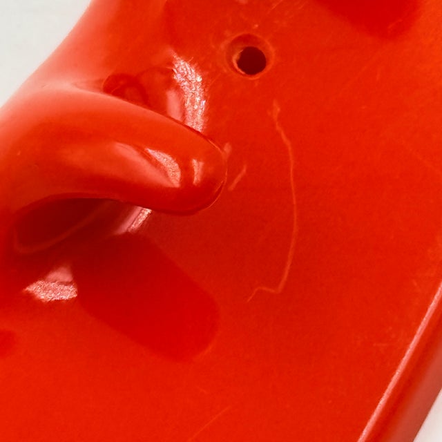 Orange Space Age Wall Hooks by Gilac, 1970s For Sale - Image 9 of 11