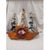 1950s Yankee Clipper Ship Wooden Sailing Boat‎ Wood Mantel Display Decor Vintage For Sale - Image 11 of 15