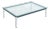 Bauhaus Lc10-P Low Glass Coffee Table by Le Corbusier for Cassina For Sale