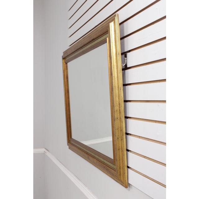 Age: c1950s Details: Nice Gold Finish Green Highlights All Wood Frame Quality Construction Offered @ Fraction of Original...