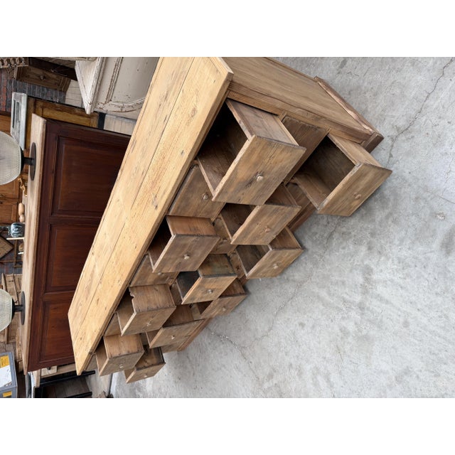 Early 20th Century 24-Drawer Craft Cabinet For Sale - Image 6 of 11