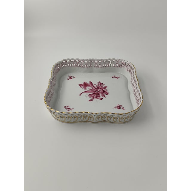 Porcelain Openwork Bowl from Herend, Hungary, 1970s For Sale - Image 4 of 7
