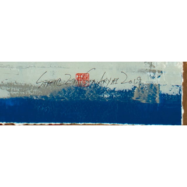 Abstract Expressionist Painting, Static 291 Deep Sea For Sale - Image 4 of 5