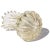 Murano Vintage Clear Gold Flecks Bibbles Italian Art Glass Fan Shaped Scissor Cut Rim Flower Vase For Sale - Image 9 of 9