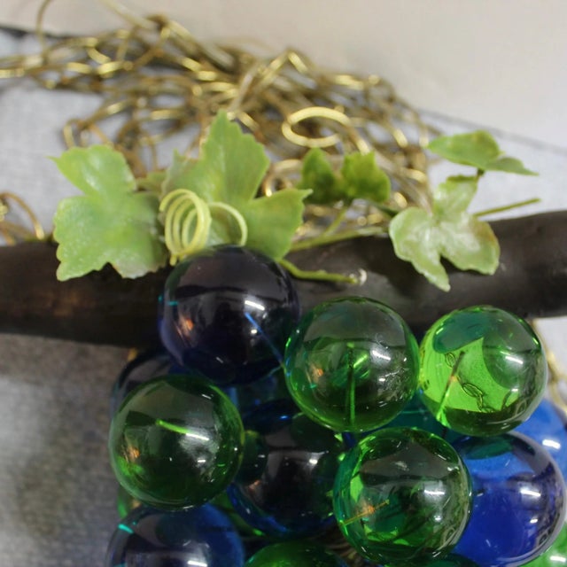 1960s Hanging Swag Lamp Lucite Grapes For Sale In Fayetteville, AR - Image 6 of 8