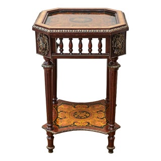 Louis XVI Neoclassical Inlaid Table For Sale