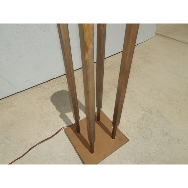 Vintage Mid Century Modern Stiffel Brass Table Lamp For Sale - Image 14 of 17