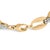 Contemporary Gold Vermeil 1/10 Cttw Diamond Bold Link Bracelet For Sale - Image 3 of 4
