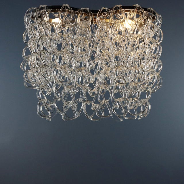 Murano Glass Giogali Lamp by Angelo Mangiarotti for Vistosi, 1960s For Sale - Image 3 of 11