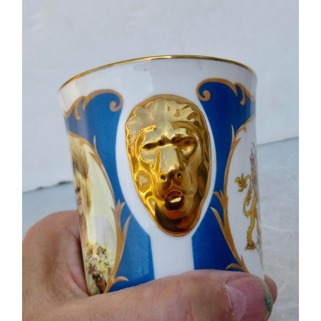 Ceramic Commemorative Cup Charles and Camilla 2005 For Sale - Image 7 of 10