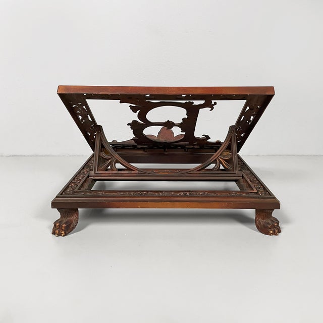 Brown Italian Bookstand in Bakelite, 1930s For Sale - Image 8 of 18