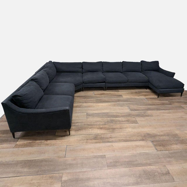 Includes six modular pieces with fabric upholstery and metal legs. Brand: Jonathan Louis. Original Price: $5670. Total...