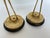 Mid Century Modern Large Brass Crane Figures on Wood Base - A Pair For Sale - Image 10 of 12