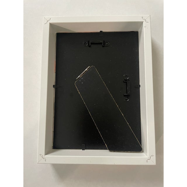 Matthew Izzo Framed Abstract Painting, "Malibu Blue" - Acrylic Paint on Panel (2022) For Sale - Image 4 of 5