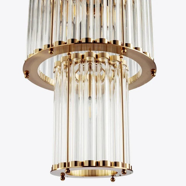 Early 21st Century The Double Monza Chandelier from Pure White Lines For Sale - Image 5 of 11