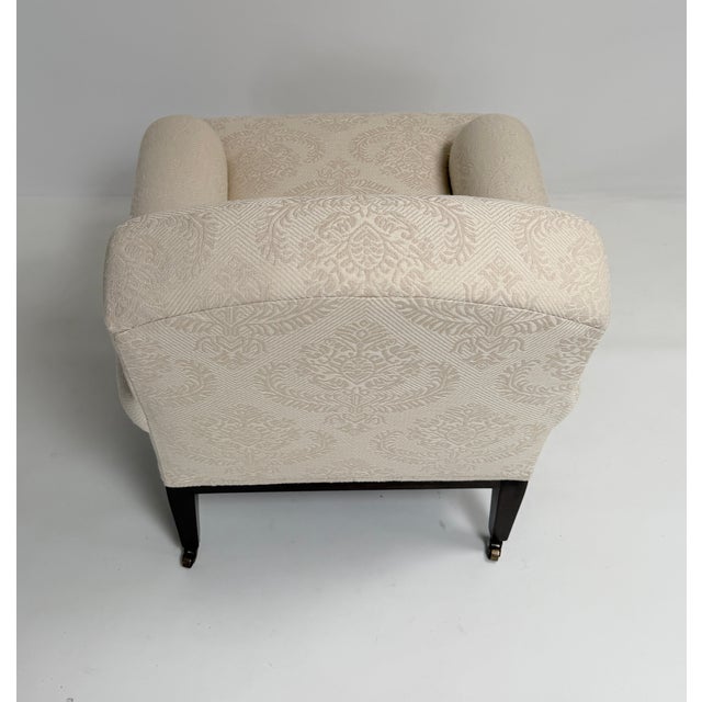 Wood Classic Gentleman's Arm Chair- Rive Gauche Armchair For Sale - Image 7 of 16