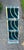 Contemporary Vintage David Muniz 29" Lucite Art Sculpture Turquoise Blue & Clear Signed '02 For Sale - Image 3 of 16