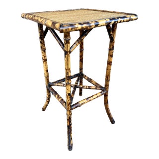 19th English Bamboo Side Table For Sale