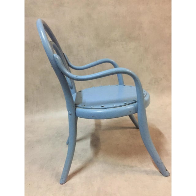 Antique Curved Wood Children's Chair in the Style of Michael Thonet For Sale - Image 6 of 9