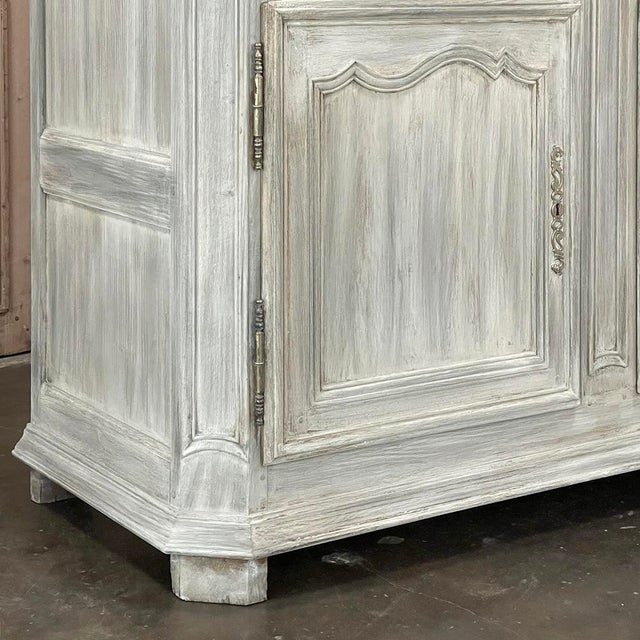19th Century Country French Whitewashed Oak Buffet For Sale - Image 10 of 18