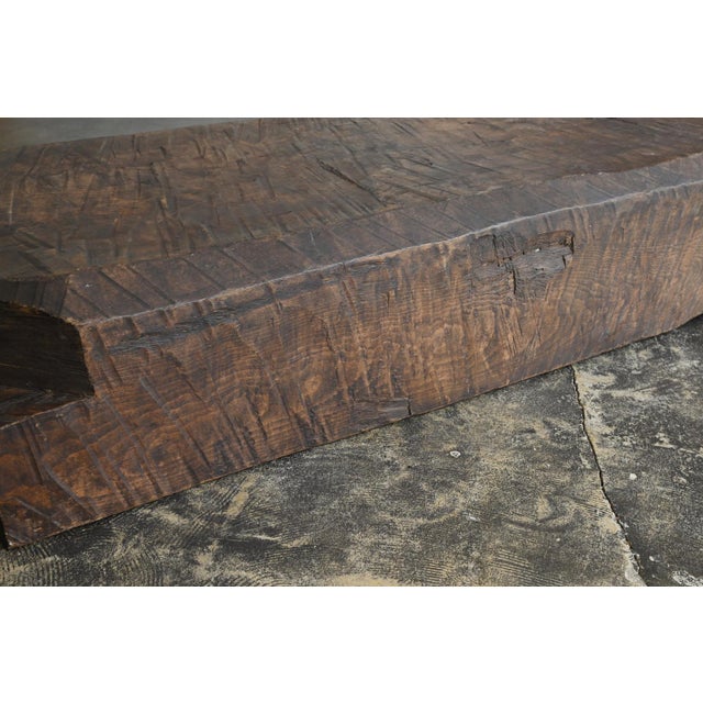 Antique Old Japanese Wooden Low Table / 20th Century / Display Stand/ Ta141 For Sale - Image 16 of 18