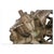 Brown Teak Sculpture on Base For Sale - Image 8 of 9