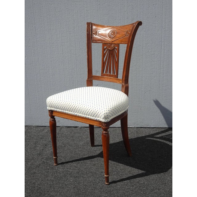 Gorgeous Chair in Good Vintage Condition. There is wear to the frame that is usual for its age. Please see the photos....