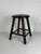 Charles Dudouyt Mid-Century Turned Wood Bobbin Stool in the style of Charles Dudouyt, France, 1950s For Sale - Image 4 of 18