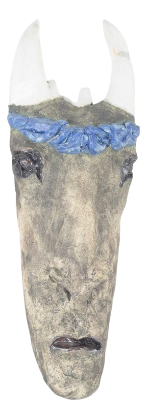 European Studio Potter Stoneware Sculpture with Horn-Like Form, 1970s