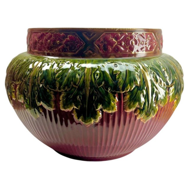 Large Art Nouveau Belgian Jardinière, 1920 For Sale - Image 11 of 11