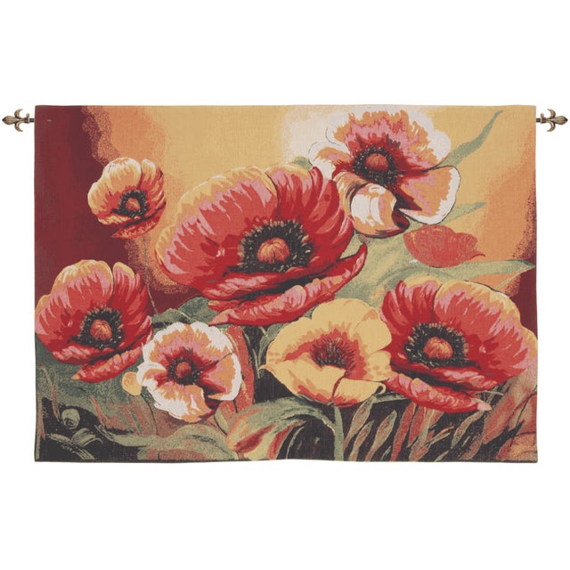 This beautiful tapestry is woven on a jacquard loom by skilled weavers, keeping alive the centuries old tradition of...