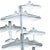 Postmodern Brush Steel Airplane Fighter Plane Wall Sculpture by Artisan House For Sale - Image 10 of 11