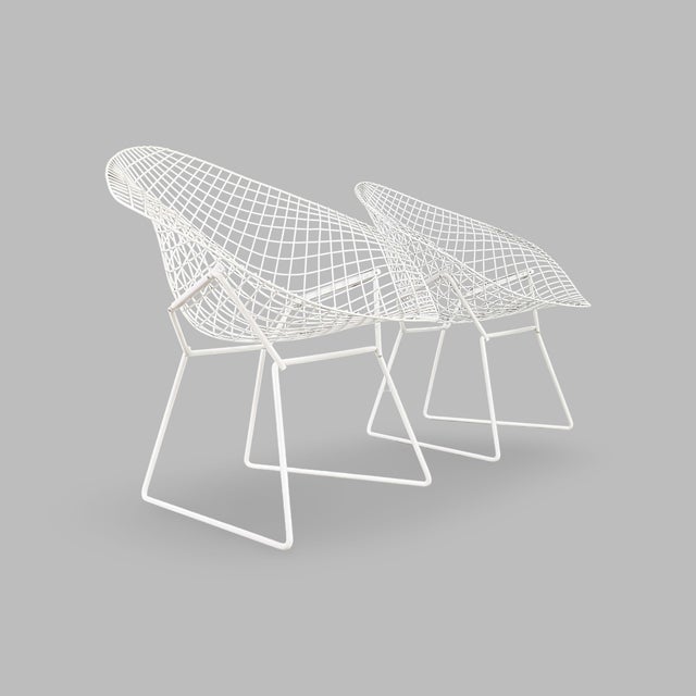 Diamond Chairs from Knoll International, Set of 2 For Sale - Image 5 of 7