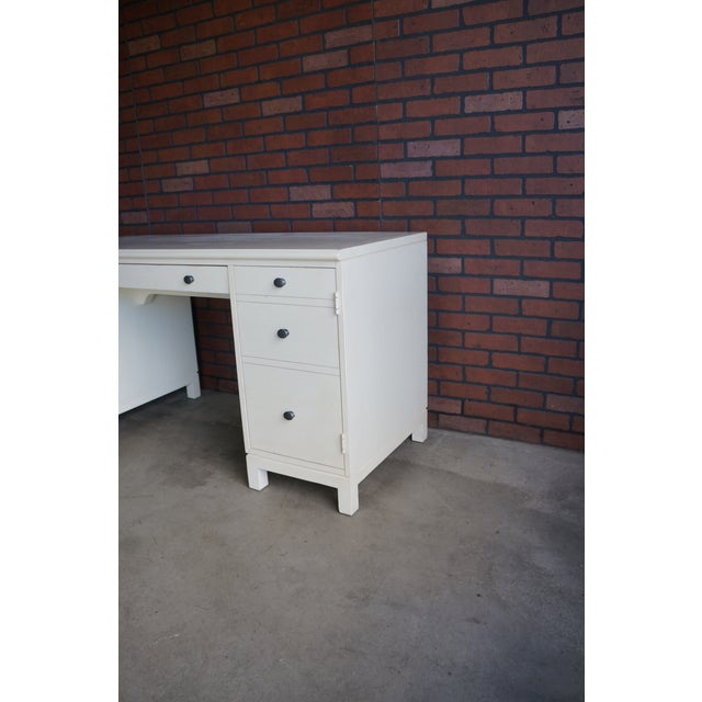 Wood Ethan Allen Tango Desk and Chair For Sale - Image 7 of 12