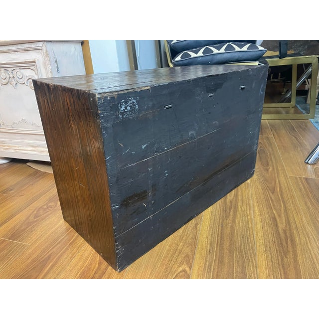 Late 19th Century Late Chosŏn Period Korean Elmwood "Nong" Chest For Sale - Image 9 of 13