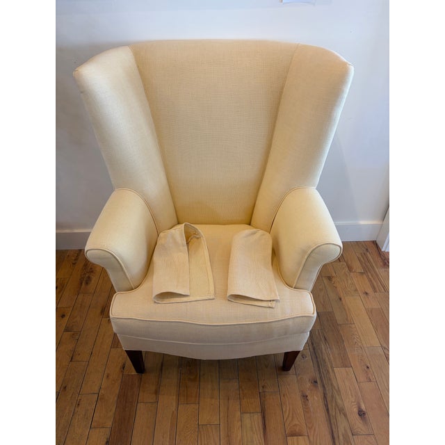 This amazing Wingback was originally in a local estate in New London, NH and is now located in our shop in Sunapee Harbor....