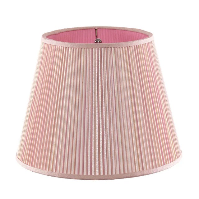 American Empire Stick Shade in Washed Pink, 12" For Sale - Image 3 of 3