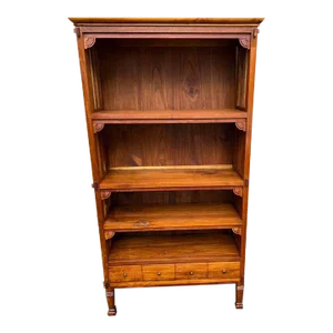 Mid 20th Century Vintage Handcrafted Solid Teak Wood Bookcase. High Quality