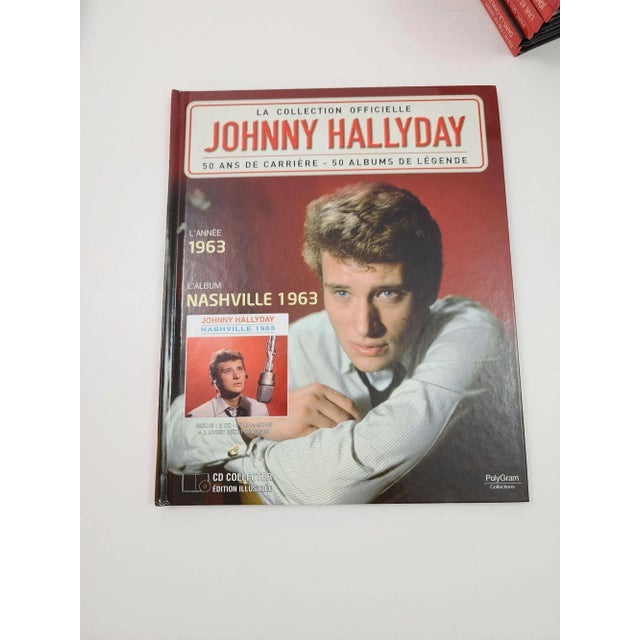 Johnny Hallyday's 50 Year Career the Official Book Collection French Edition For Sale - Image 10 of 12