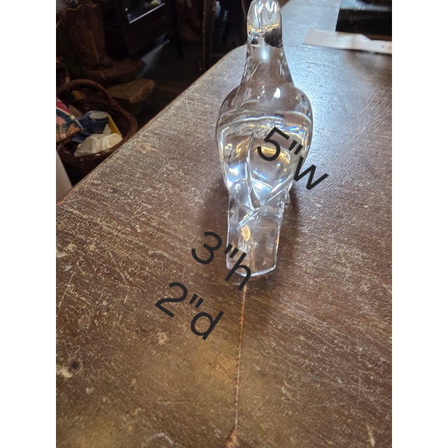 1900 - 1909 Baccarat Bird For Sale - Image 5 of 5