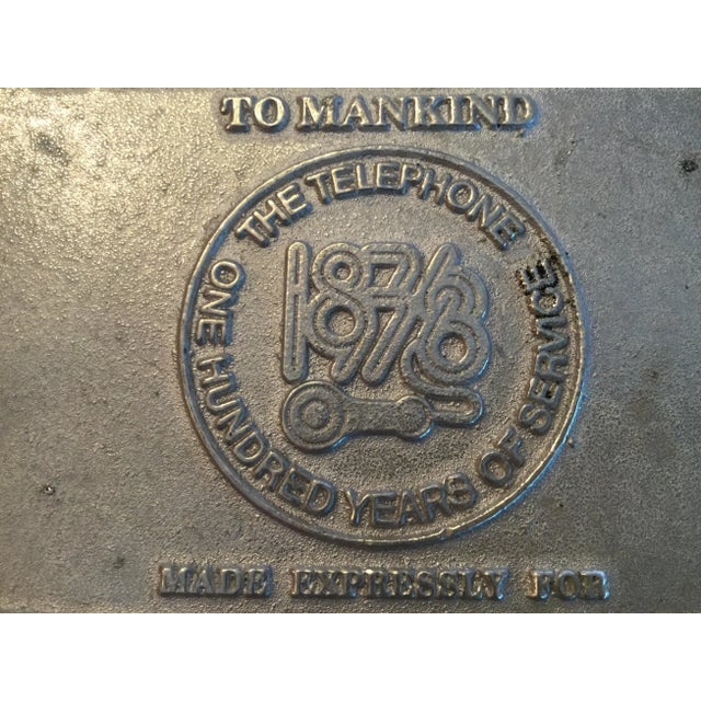 100 Years of Telephony Commemorative Plate For Sale - Image 12 of 13