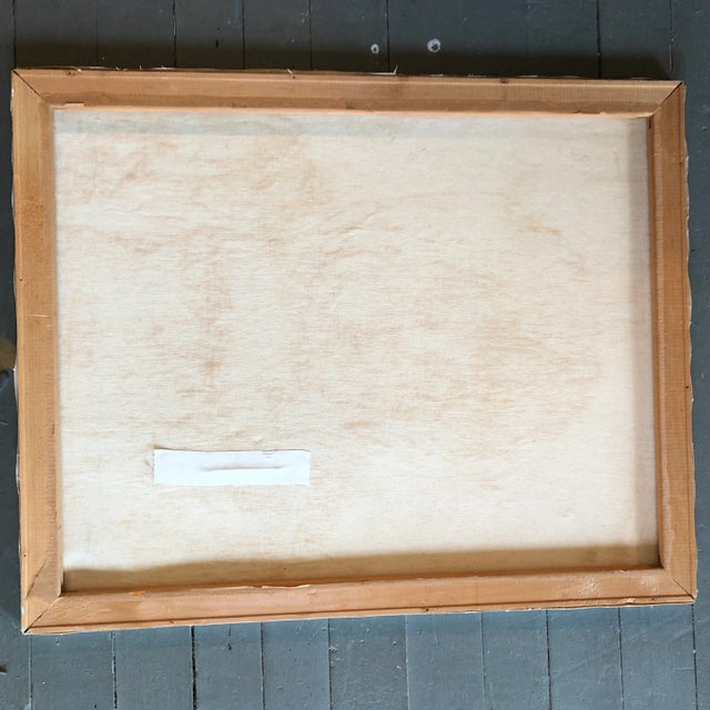 Original Vintage Impressionist Portrait of Little Girl Signed 1970’s For Sale - Image 4 of 5