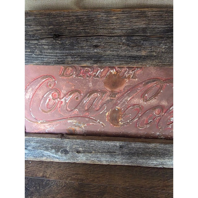 Rustic Coca Cola Sign For Sale - Image 11 of 12