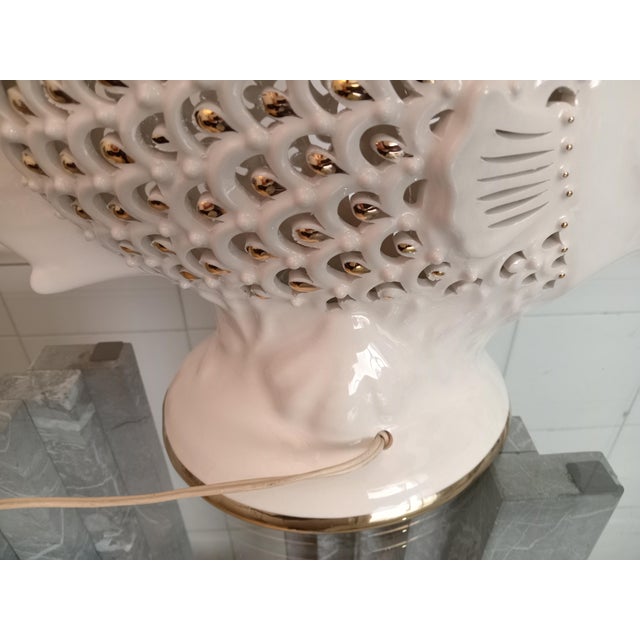 Fish Lamp from G.E.S Sesto Fiorentino, 1980s For Sale - Image 6 of 10